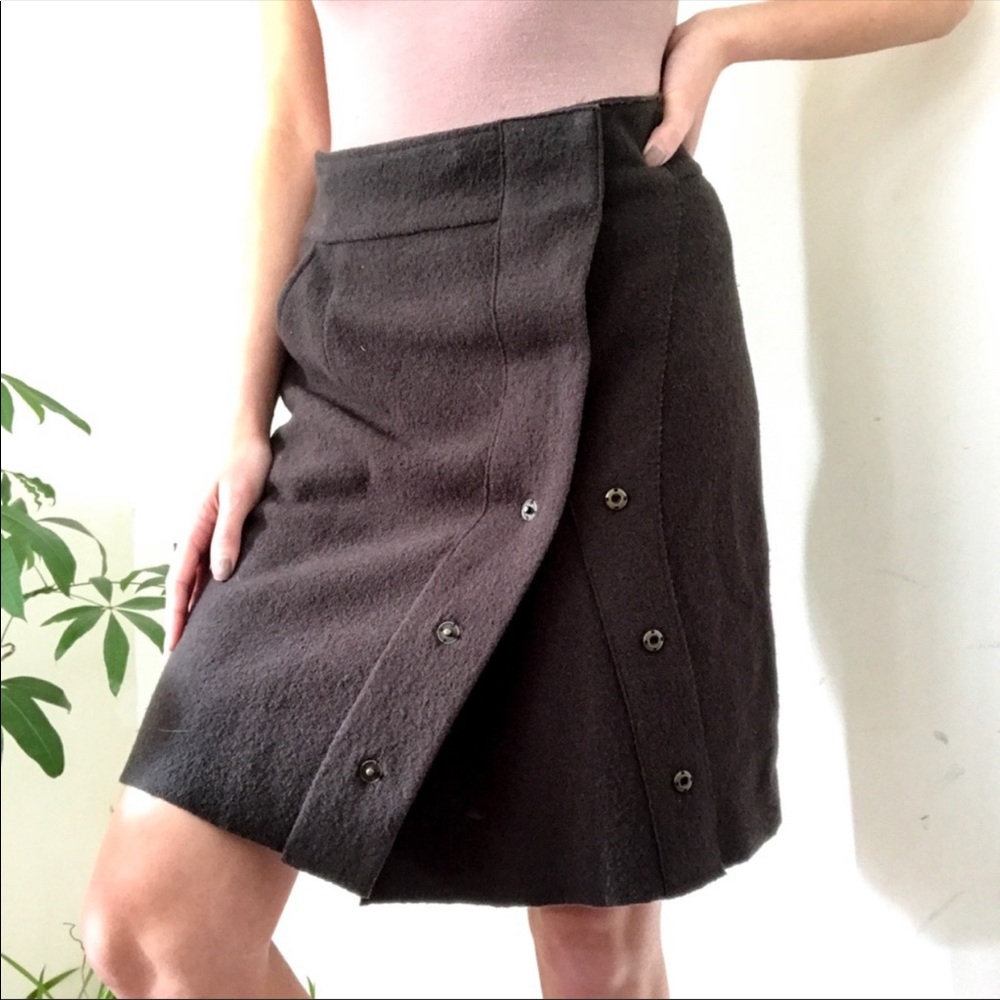 Sparrow brand wool wrap skirt from Anthropologie